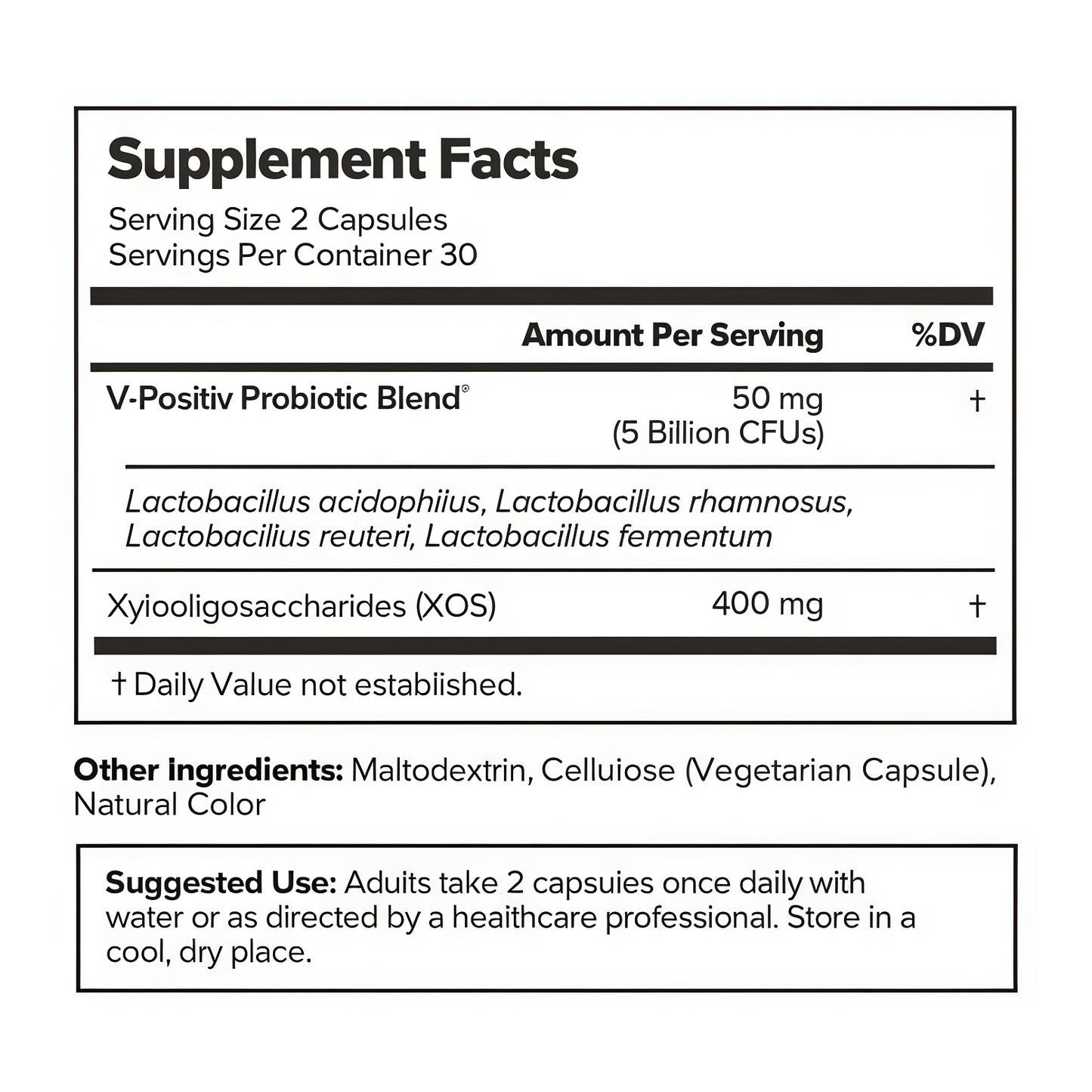 Vaginal Probiotic Capsules